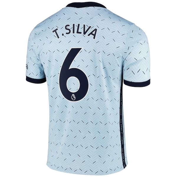 Maglia Chelsea NO.6 T. Silva Away 20/21 Blu